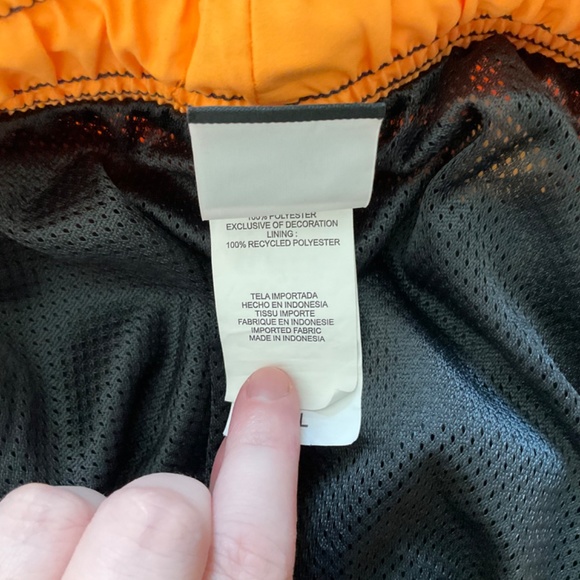 Men’s Nike Swim Trunks - Grey/Orange - Size XXL - Picture 9 of 13